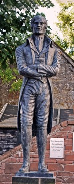 Robert Burns in bronze, New Cumnock
